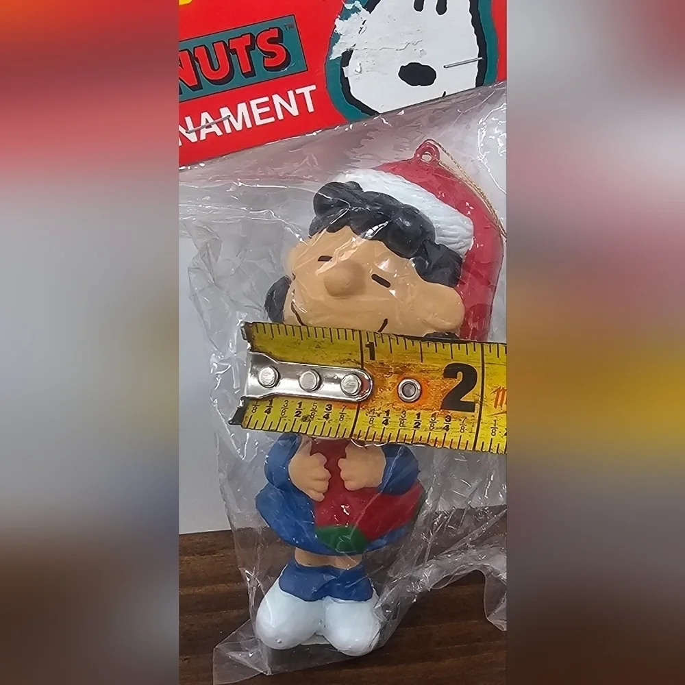 Vintage Kurt Adler Peanuts Christmas Ornaments Lucy, Woodstock & Charlie Brown